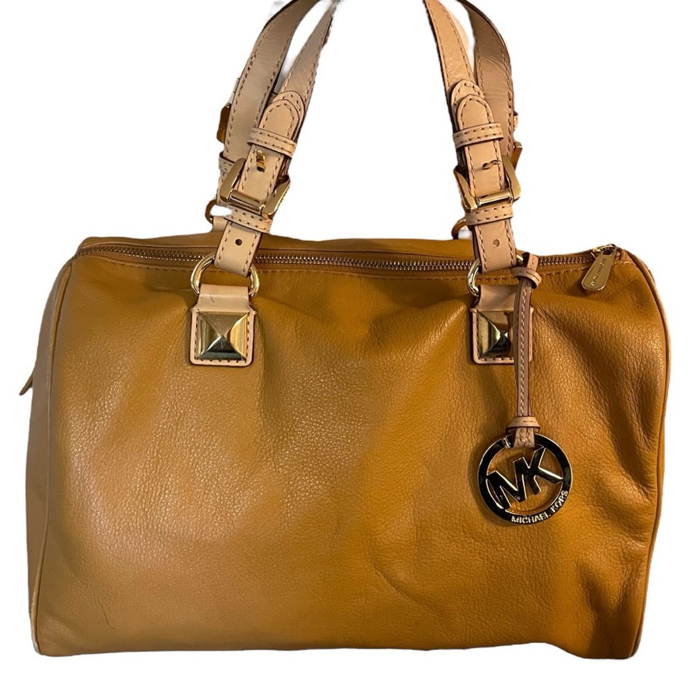 Michael Kors Grayson Leather Satchel Bag